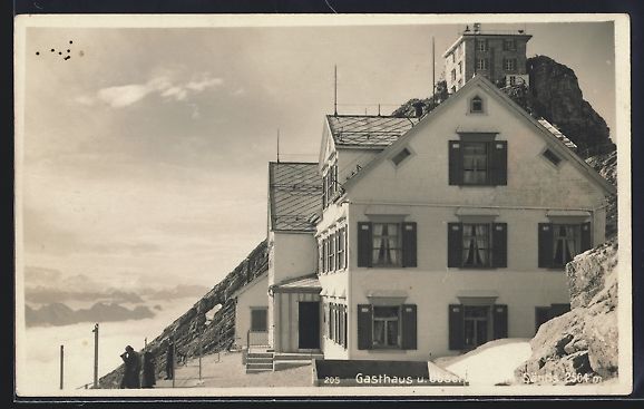 Cartes postales: AK Säntis, Gasthaus, Observatorium – D'occasion à Berlin par bartko-reher