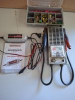 Batterieladegerät + Batterietester  6V/12V, Flachsicherungen