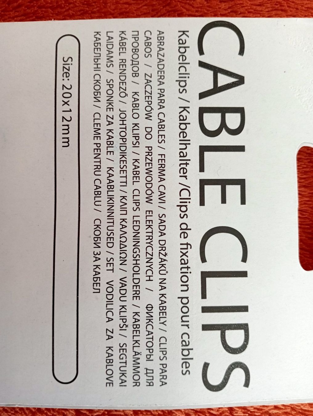 Sonstiges Elektromaterial: Kabel Clips / Kabelhalter - 6 Stk. - Neu & Original – Neu und originalverpackt aus Grüningen von Urtica 1