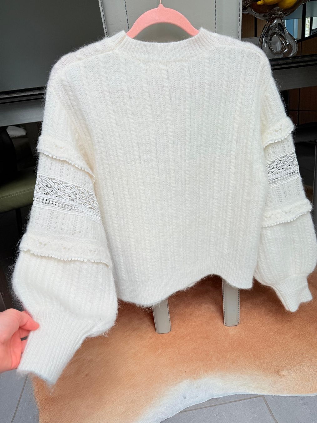 Sezane Camicette: Sézane Pullover Bluse Wolle Gr. S-M 36-38 – Nuovo (secondo la descrizione) da Winterthur venduto da tim_cl8x 4