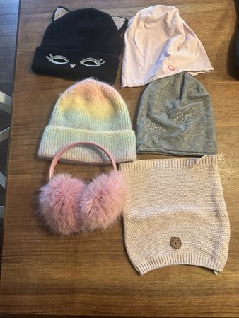 Winter Set: Mütze, Ohrenwärmer, Schal, Gr. 110-128 Top!