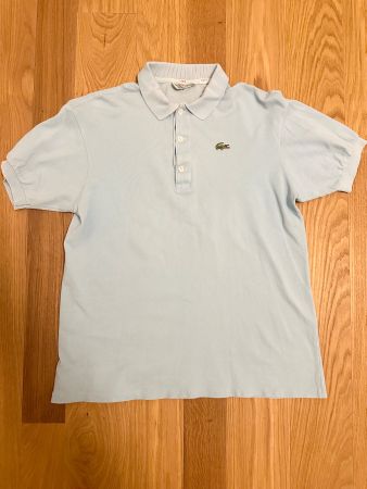 polo shirt LACOSTE große S vintage 80er rar france