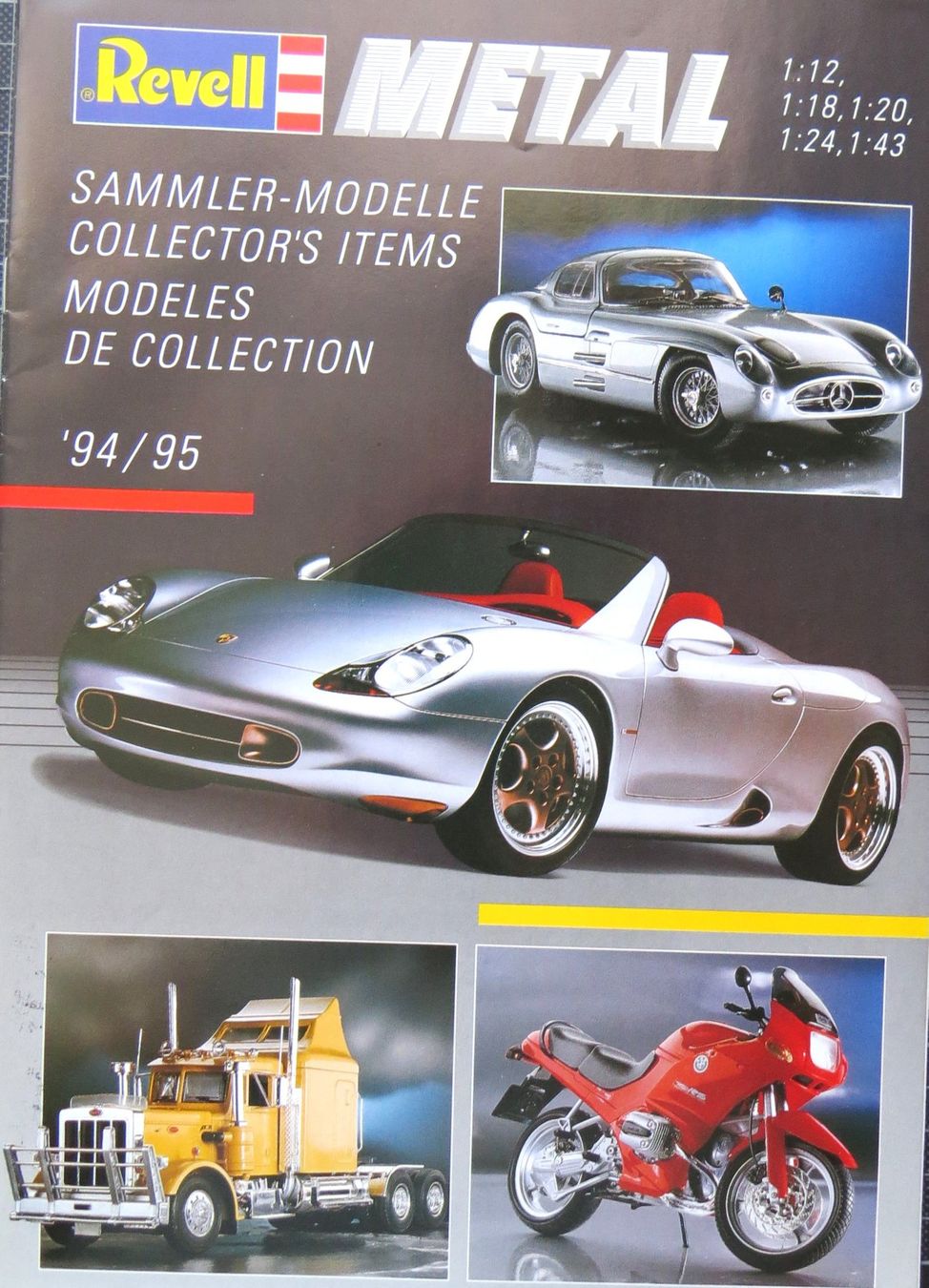Revell Voitures modèles: Modellautokatalog Revell von 1994/95 – Neuf (Voir description) à Ettingen par campione_1 1