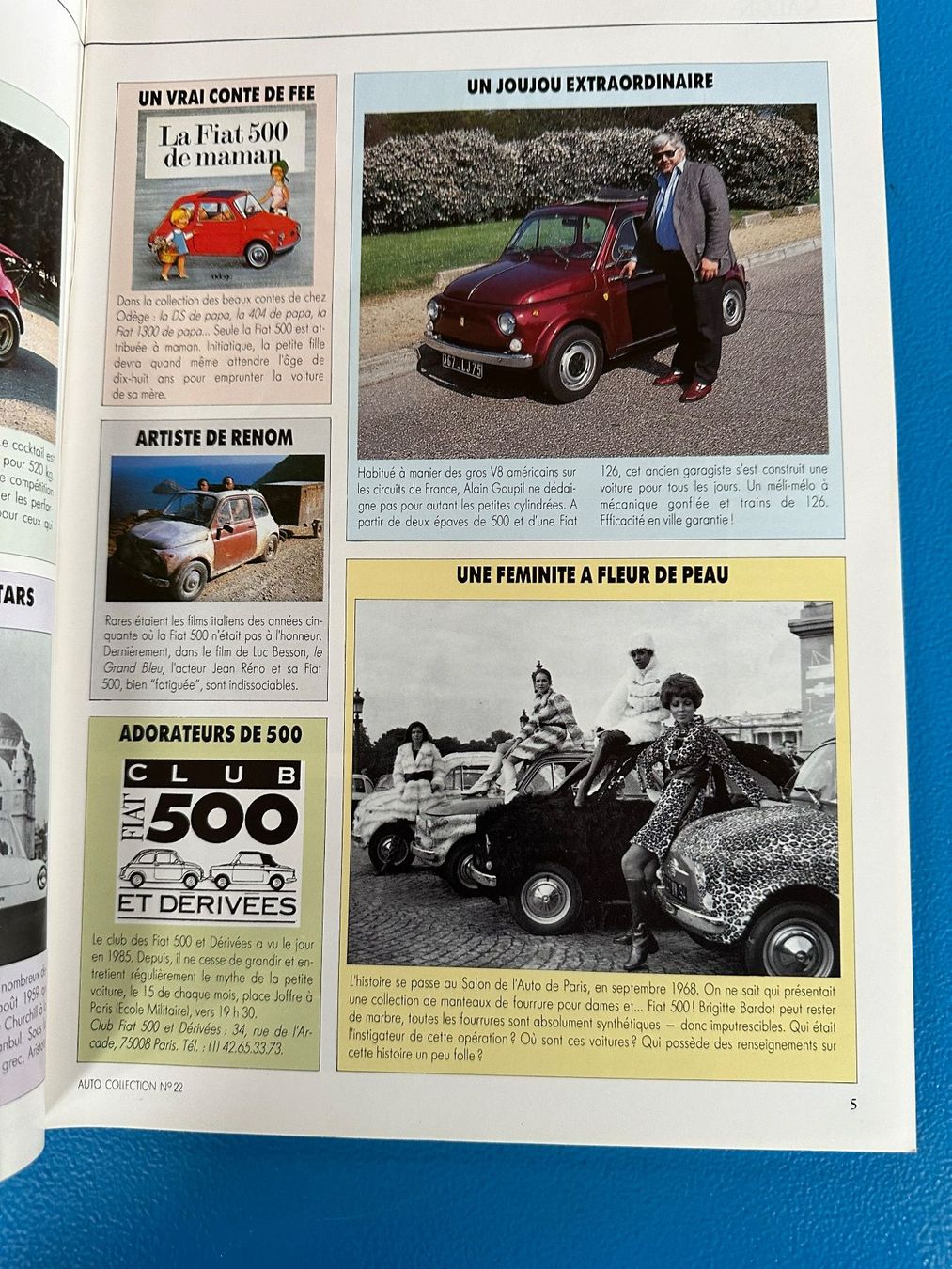 Riviste & Magazine: Heft , Fiat 500  , Auto - Passion  1994 , Oldtimer – Usato da Boswil venduto da pavo1 2