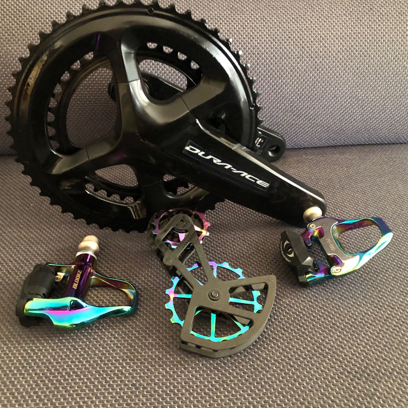 Shimano Ersatzteile: Dura ace shimano Carbon 🚴Kurbel Set top Qualität Rennvelo – Gebraucht aus steffisburg von bea_jmr8