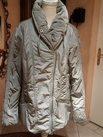 Bonita Winterjacke, Gr. 42, silber-grau, Top Zustand!