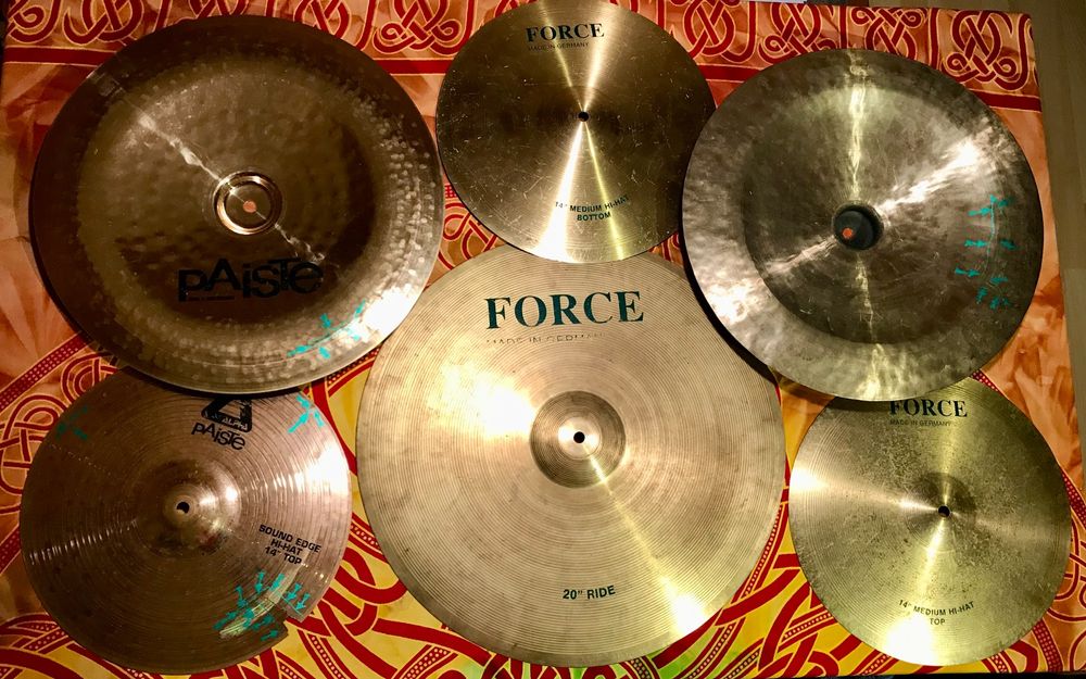 6 Cymbals gebraucht/ defekt/ mit Rissen/ Keyhole Kaufen auf Ricardo