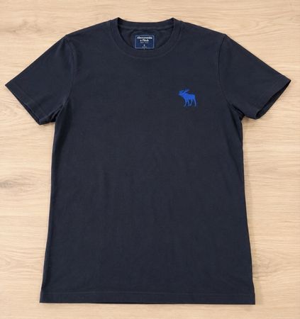 T-Shirt Abercrombie & Fitch marineblau Herren Grösse m gebra