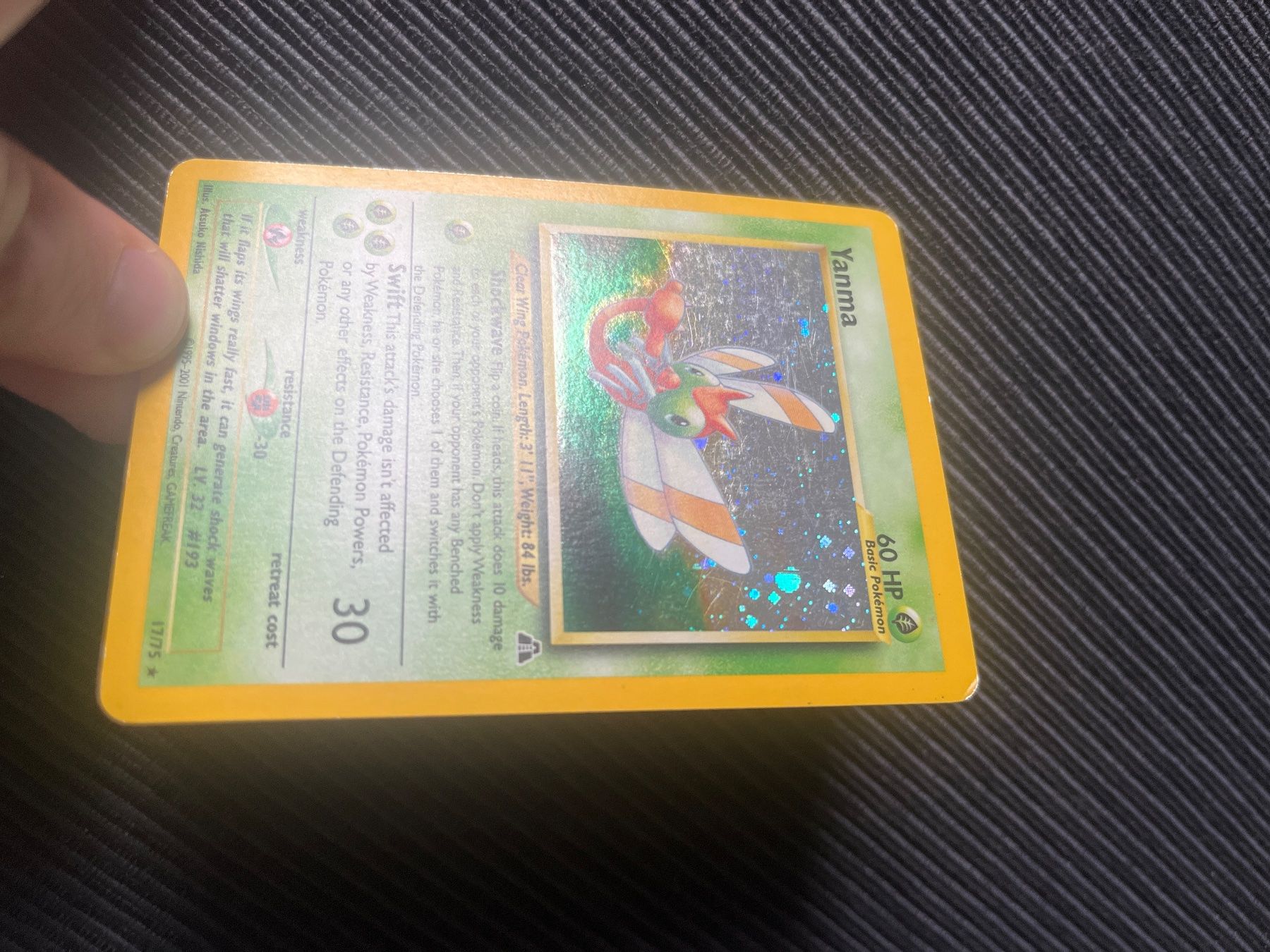 Pokémon Carte collezionabili: Pokemon Yanma Holo Neo Discovery englisch – Usato da Wabern venduto da Collectfun 1