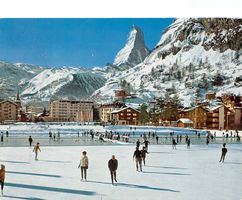 Zermatt, Eisbahn, Curling Rinks