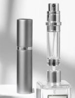 Mini Parfüm Flasche - 5ml / Nachfüllbar (grau)