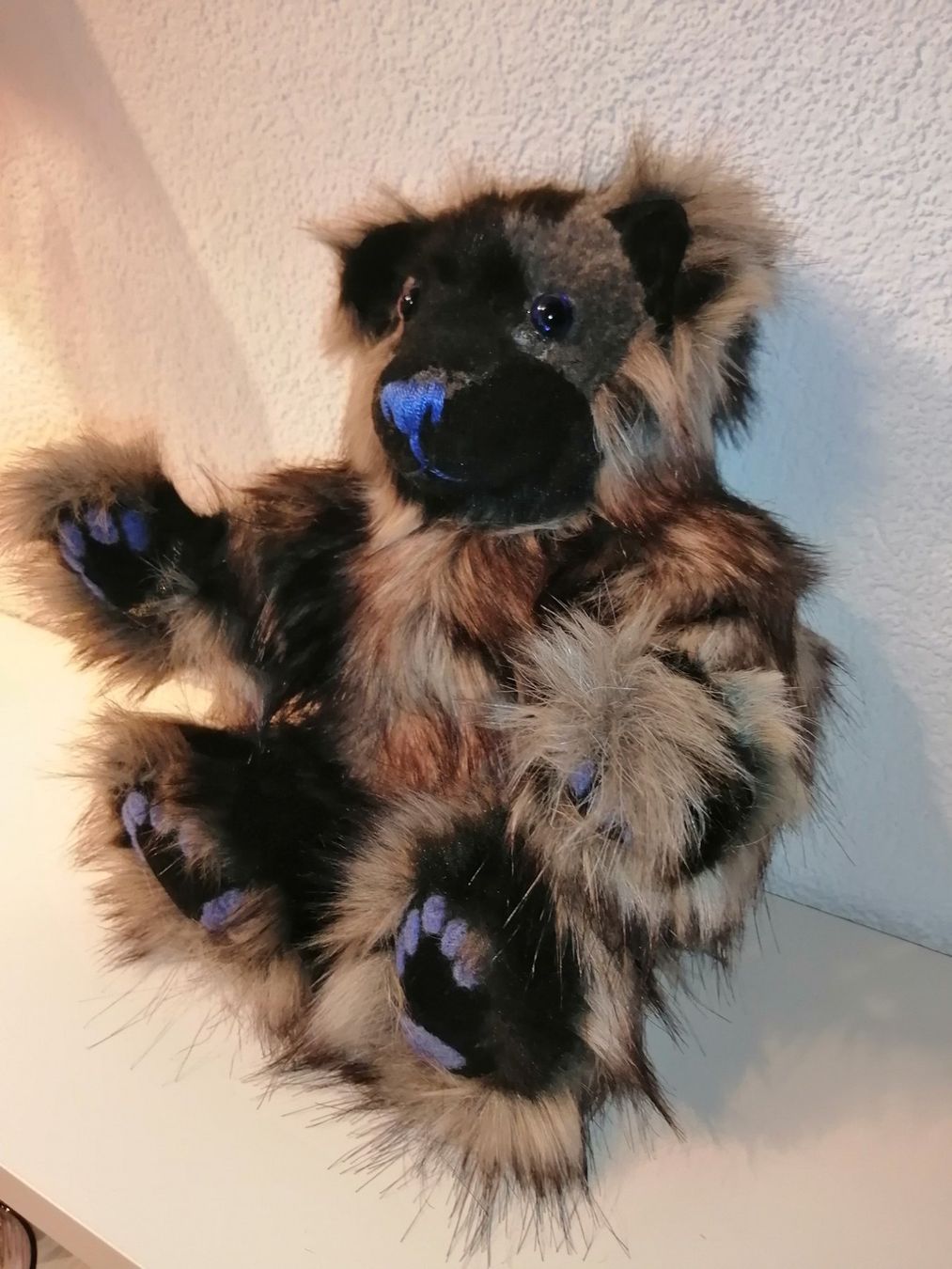 Bambole: Hübscher TEDDY, Teddybär handmade – Usato da Nunningen venduto da silvermoon68 1