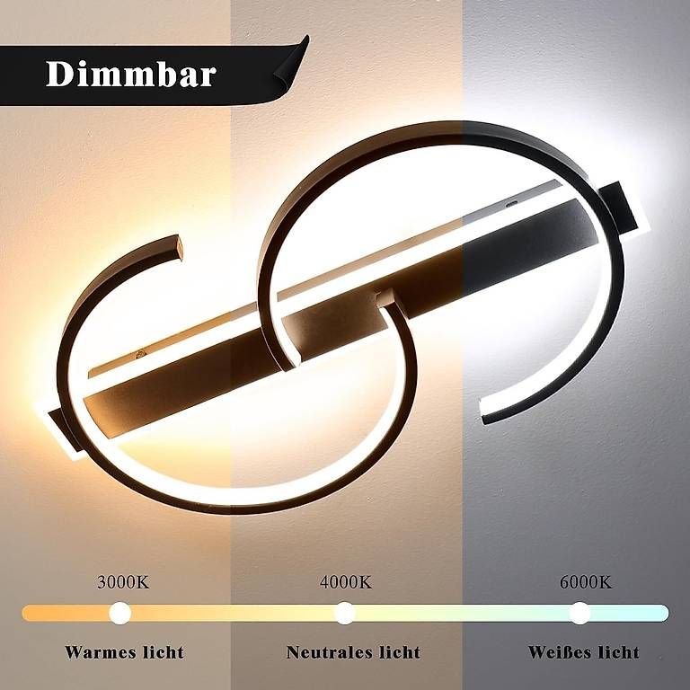 Lampadari & plafoniere: LUOLONG LED Deckenleuchte Dimmbar – Nuovo (secondo la descrizione) da Kreuzlingen venduto da Best-Deal-Oase 2