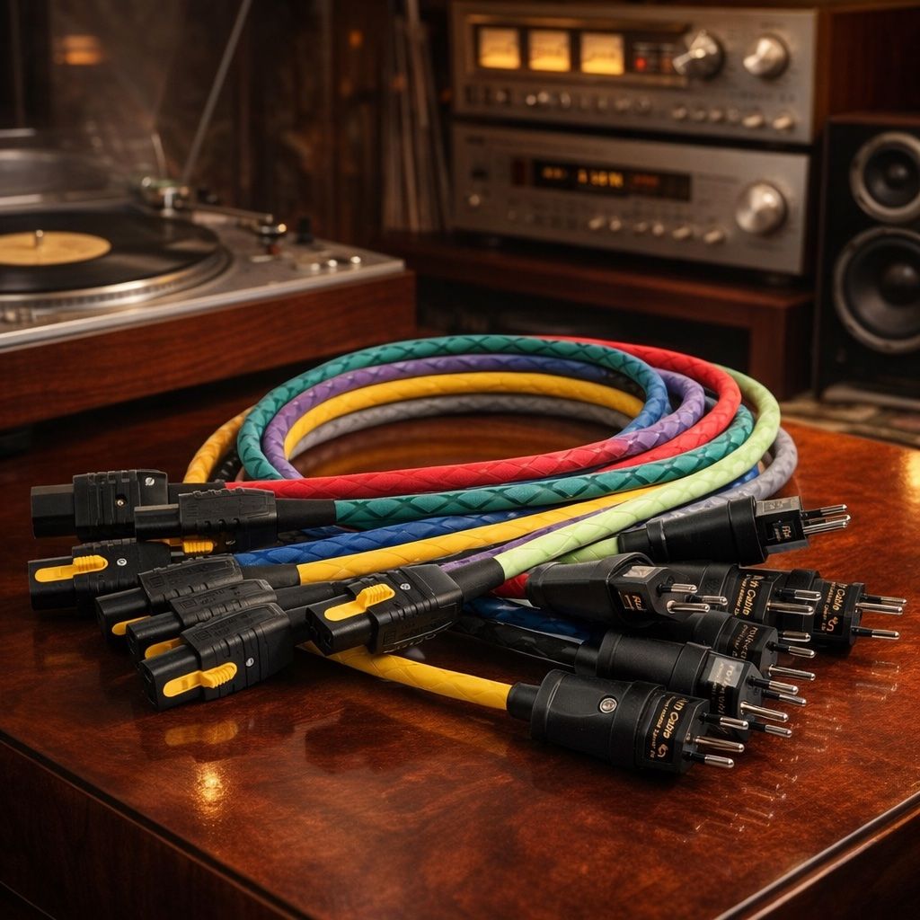 Kabel: ROTH CABLE Stromkabel High-End FLEX geschirmt, gelb, 1,0m – Neu und originalverpackt aus Gossau ZH von Axismundi_88 1