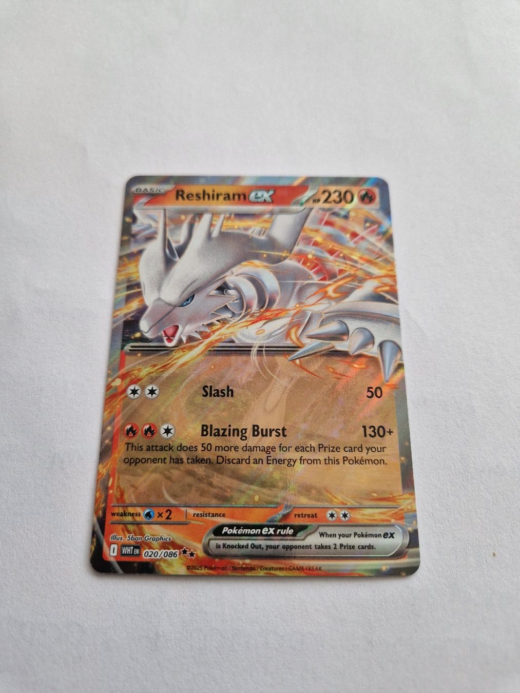 Pokémon Sammelbilder & Trading cards: Reshiram EX - White Flare - EN - Ab 1.- !! – Neu (gemäss Beschreibung) aus Romont FR von raj_sjv9 1