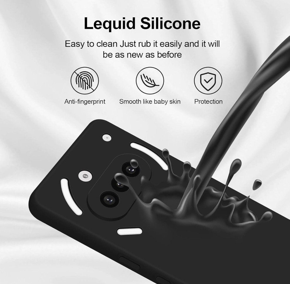 Cover & Protezioni schermo: Nothing Phone 3A black Case Schutzhülle TPU – Nuovo e nell'imballaggio originale da Rorschacherberg venduto da elektrofreak 3