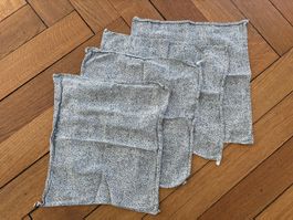 4 Servietten gesprenkelt, Baumwolle