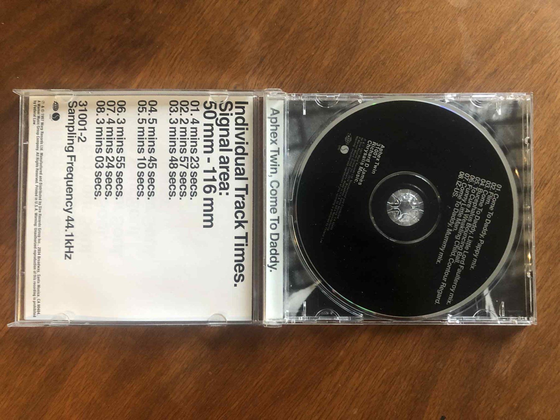 CDs: Aphex Twin – Come To Daddy – Gebraucht aus Lausanne von sim_bc8q 2