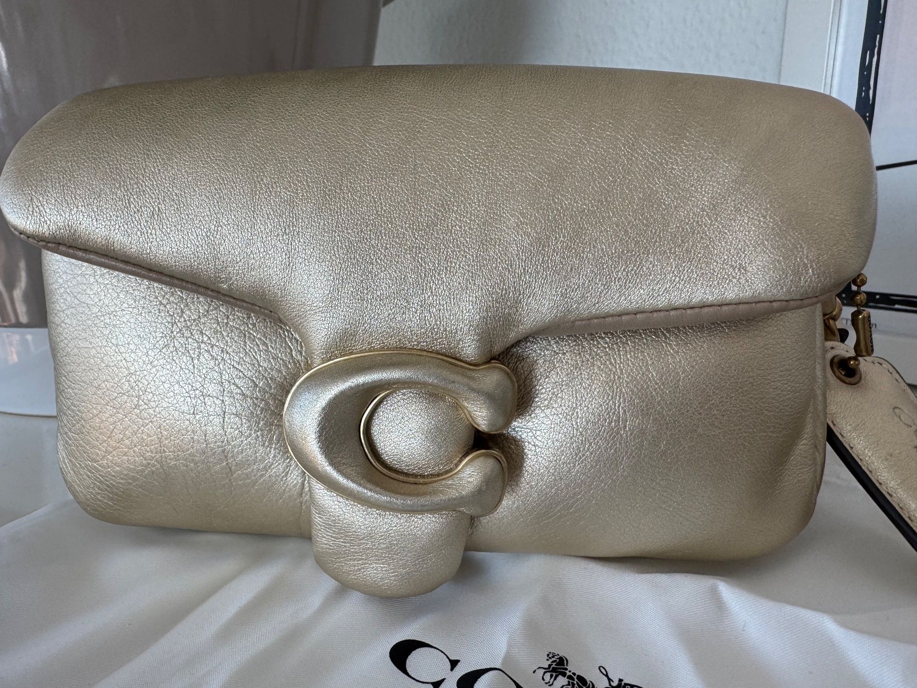 Coach Taschen: COACH Tabby Bag Pillow 18 Pale Gold – Gebraucht aus Zuerich von Moochie 4