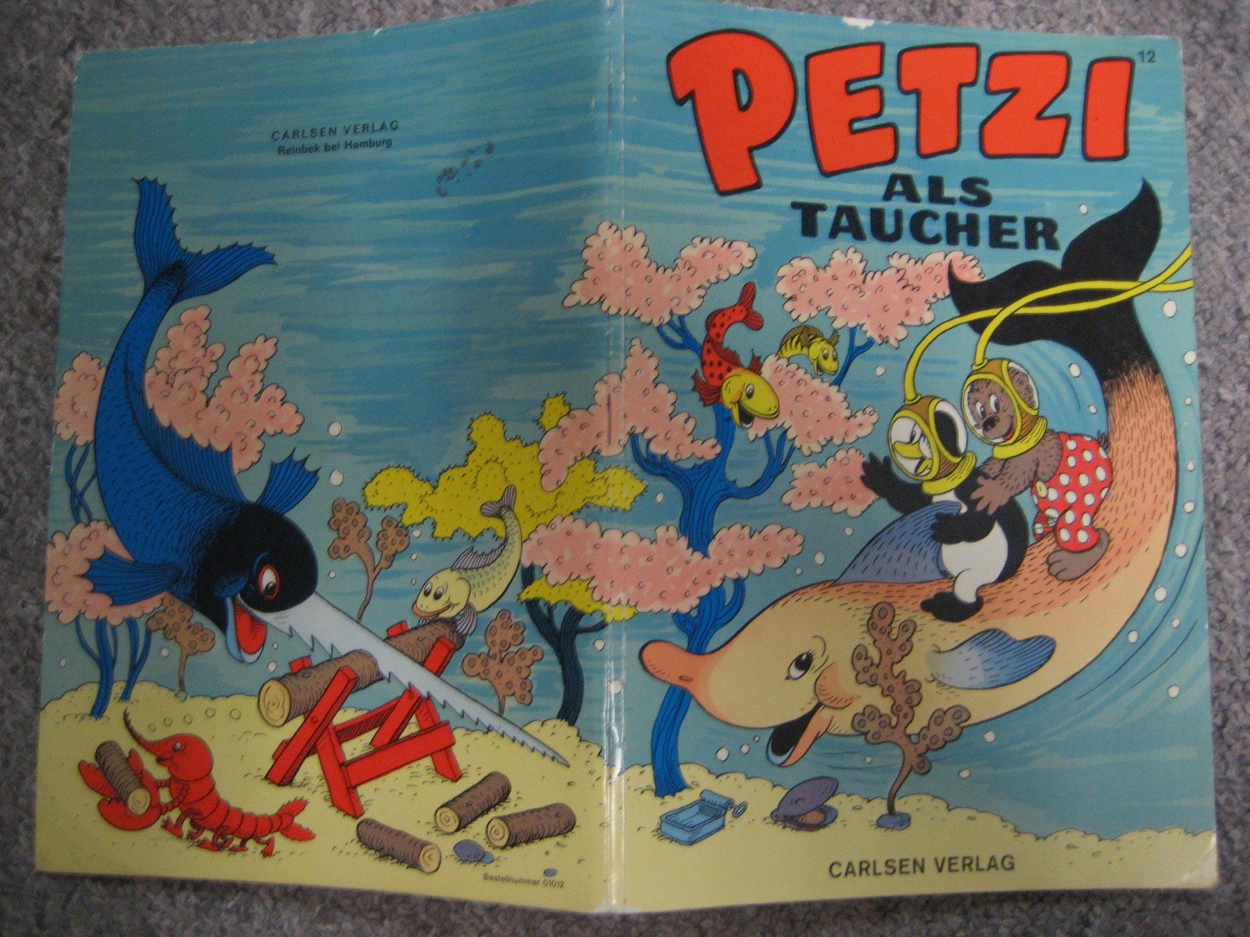 Fumetti: Petzi als Taucher 12 – Usato da Bottighofen venduto da Spiderman61 2