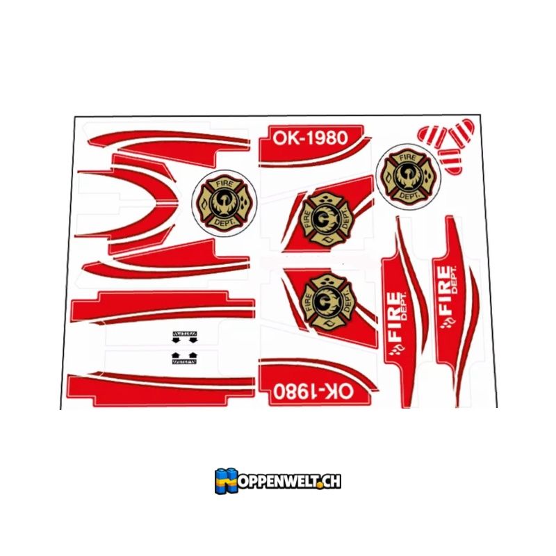 Sticker: Lego Technik 8258 Sticker Satz – Nuovo e nell'imballaggio originale da Schwenden venduto da Noppenwelt.ch