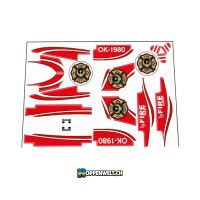 Lego Technik 8258 Sticker Satz