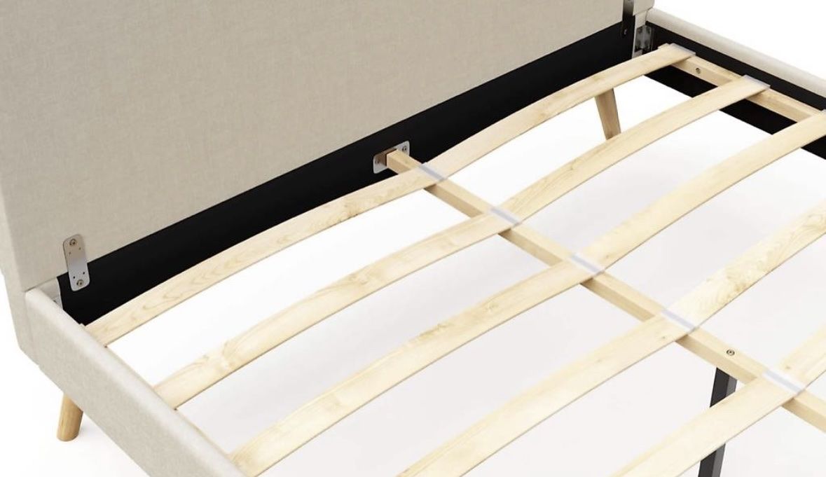 Letti: Bettgestell (Polsterbett) Beige – Nuovo e nell'imballaggio originale da Zürich venduto da SwissSki26 3
