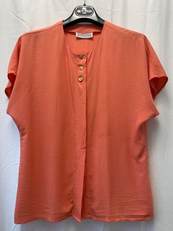 Bluse JULIETTA Swiss Made - Vintage Lachsorange