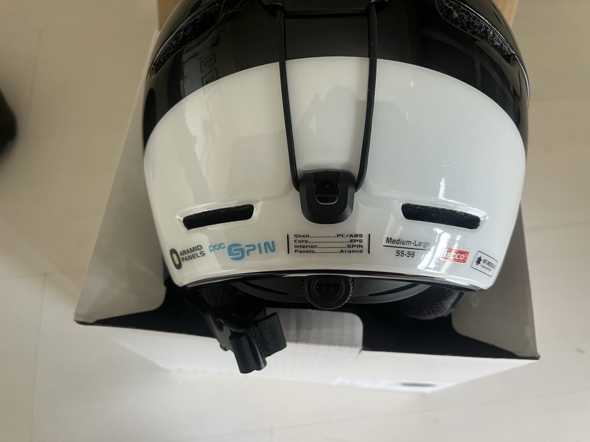 Poc Helme: Skihelm POC Obex SPIN Grösse 55-58 cm schwarz – Gebraucht aus moosseedorf von andrina.salis 1