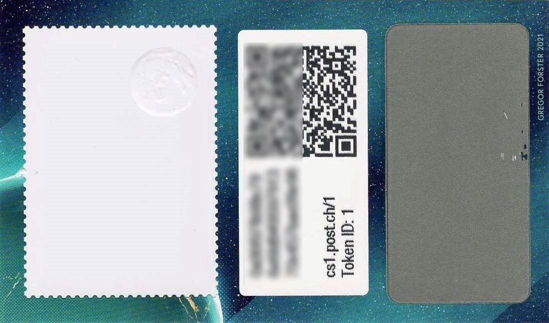 Alle Briefmarken: Swiss Crypto Stamp 1.0 FDC RRR! – Gebraucht aus Heerbrugg von Swissphila 1