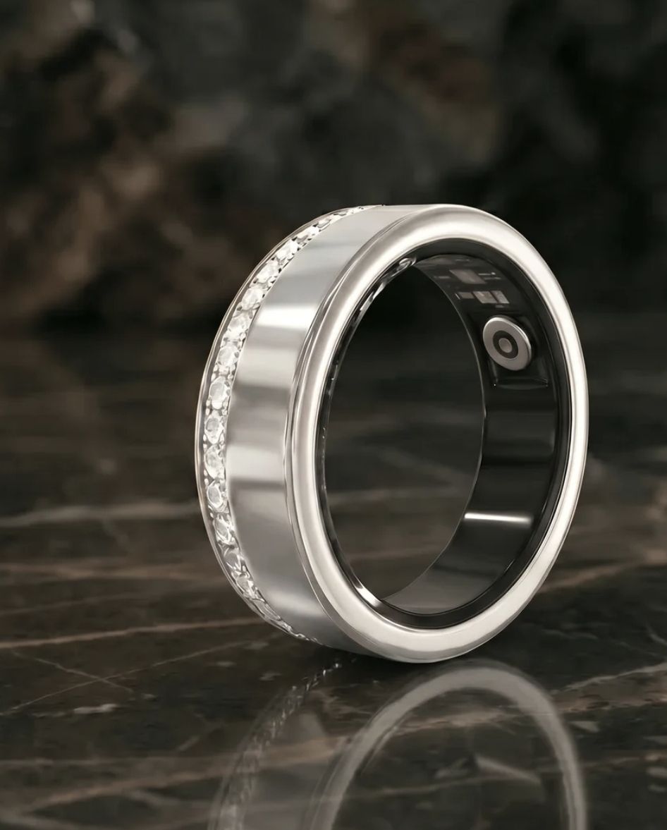 Ringe: Smart Ring Fitness Tracker silber – Neu (gemäss Beschreibung) aus Ulmiz von Wafi01 1