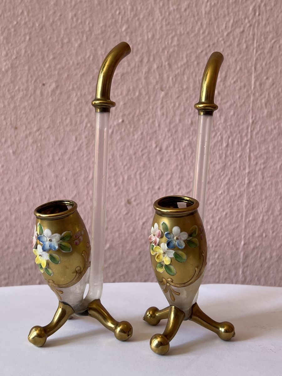 Bicchieri: Böhmische Weingläser, handbemalt, 2 Stk. – Usato da Zürich venduto da juergarno 8