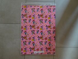 25 BOGEN NEUES Geschenkpapier Mickey Mouse rosa - 251045