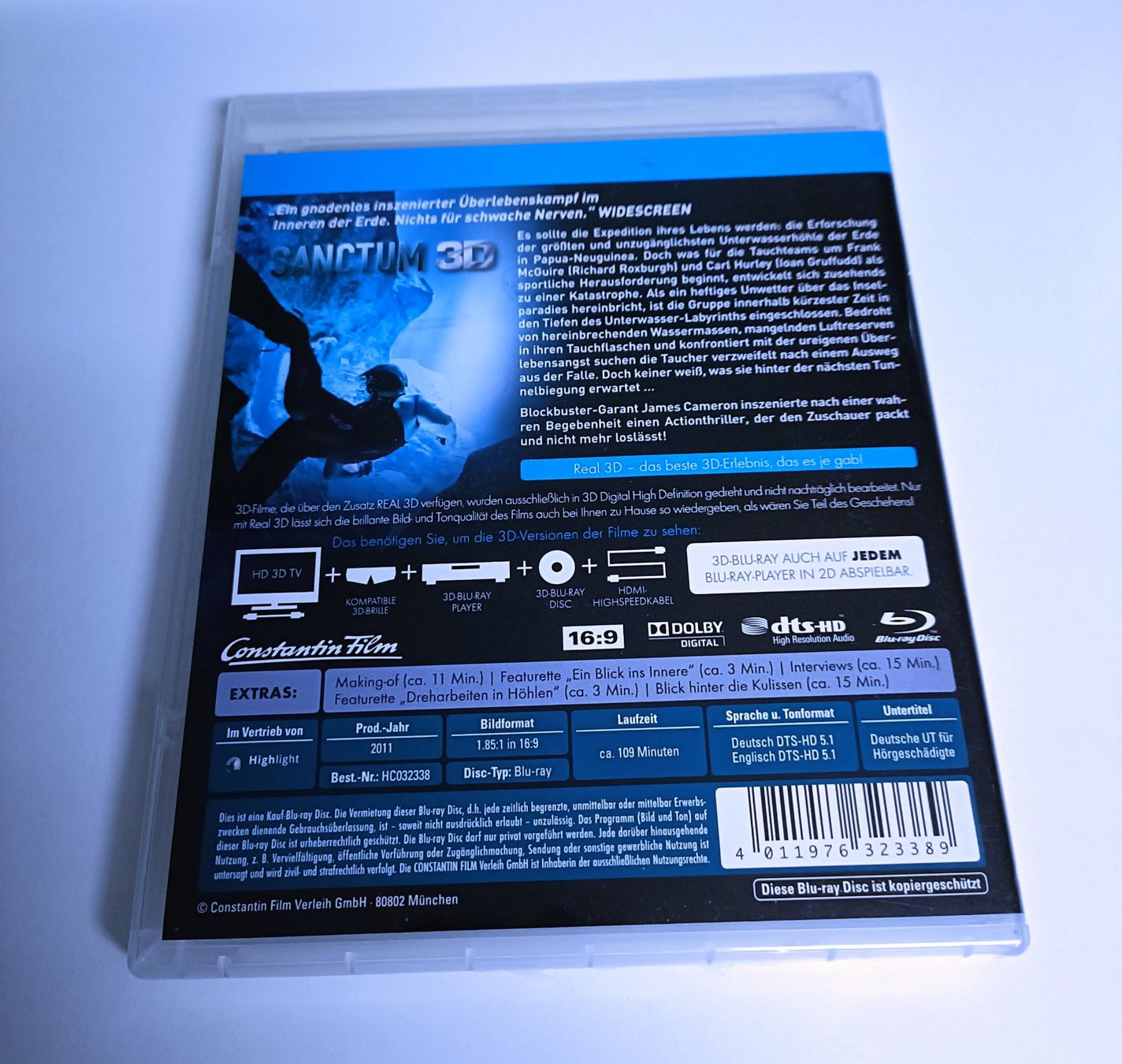 Tutti i DVDs: Sanctum (Blu-ray) – Usato da Köniz venduto da Filmzone 1