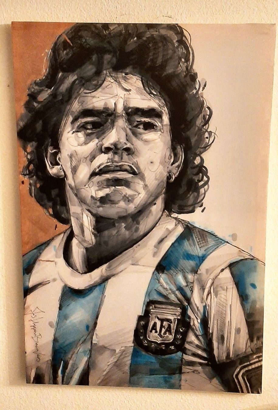 Foto & Immagini: LED Kunstbild Diego Armando Maradona Argentina – Nuovo e nell'imballaggio originale da Kilchberg ZH venduto da ruedi34