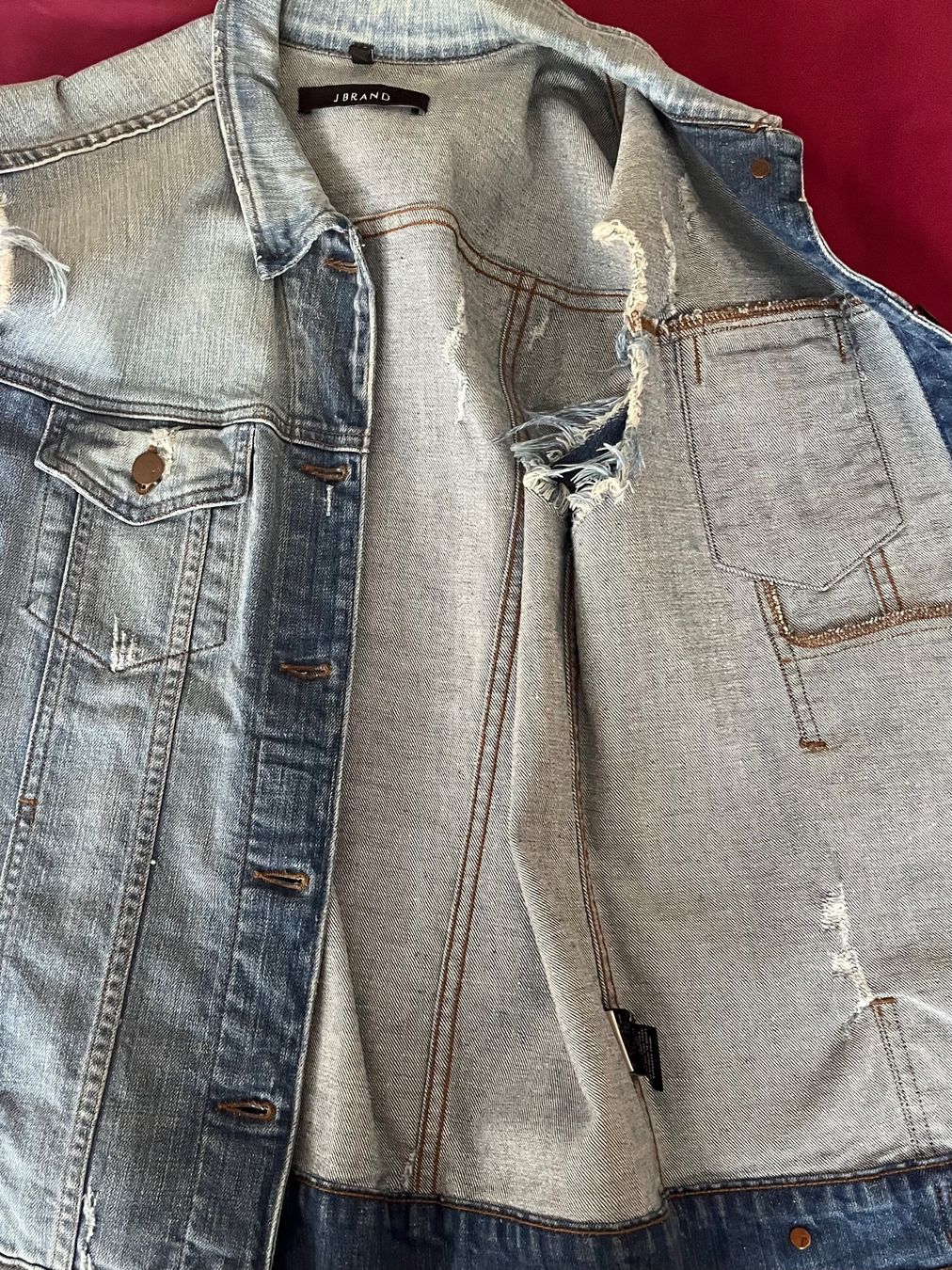 Gilet & Giacche senza maniche: J BRAND Jeansweste Gr.M NEU – Nuovo (secondo la descrizione) da Basel venduto da Kalila677 3