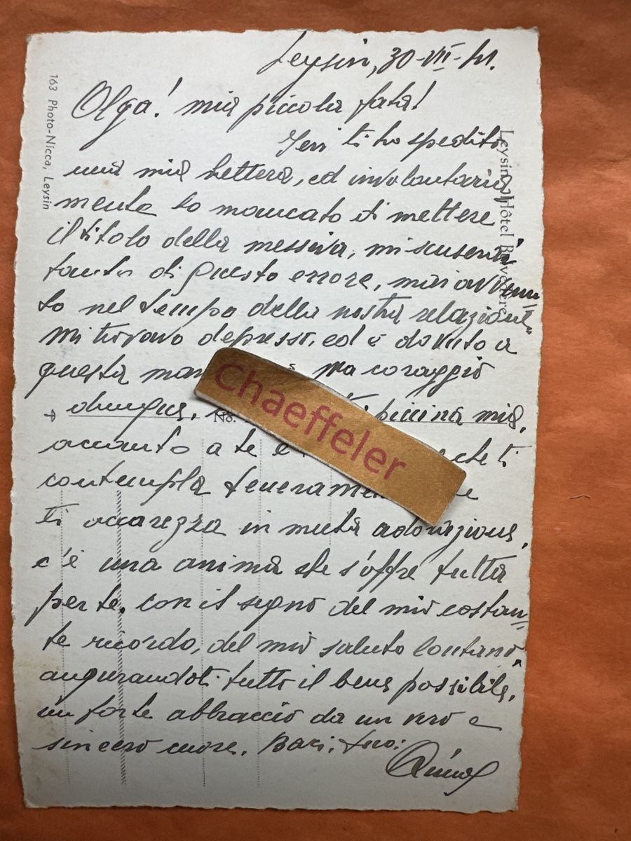 Cartoline postali: Leysin, Hôtel Belvedere  – Usato da Zürich venduto da Chaeffeler 1