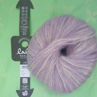 Smoothy Lana Grossa Fb. 2-90277 flieder/rohweiss