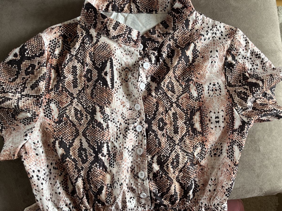 Vestiti: Robe d'été imprimé serpent, taille M, neuve – Nuovo e nell'imballaggio originale da Genève venduto da Libellule477 5