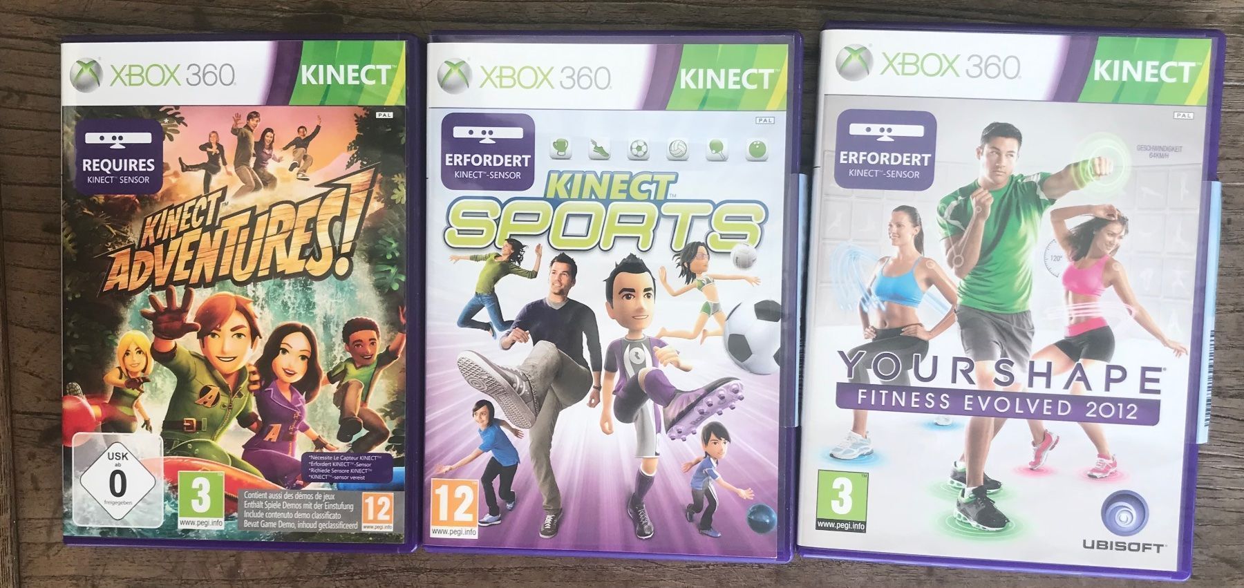 Alle DVDs: Games Kinect-Sensor - Dreierpack – Gebraucht aus Richterswil von giacometti222