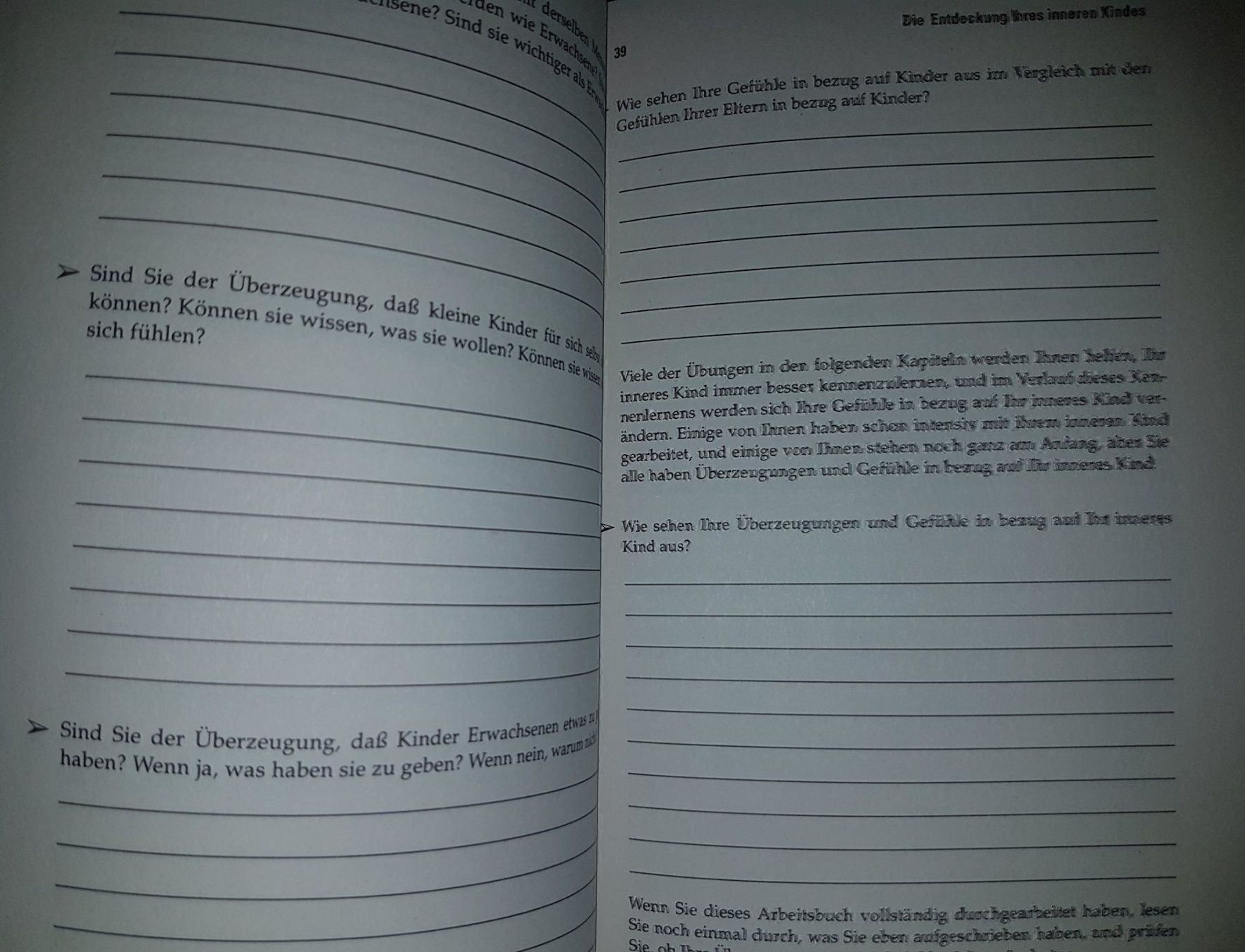 Bücher: Aussöhnung mit dem inneren Kind – Neu und originalverpackt aus Zürich von Avd 5