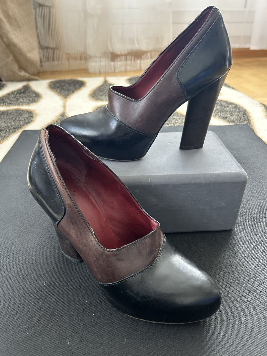 Marc Jacobs Scarpe da donna: Marc Jacobs colour block heels. EU size 40. Leather. – Usato da Basel venduto da kst_27ts 2