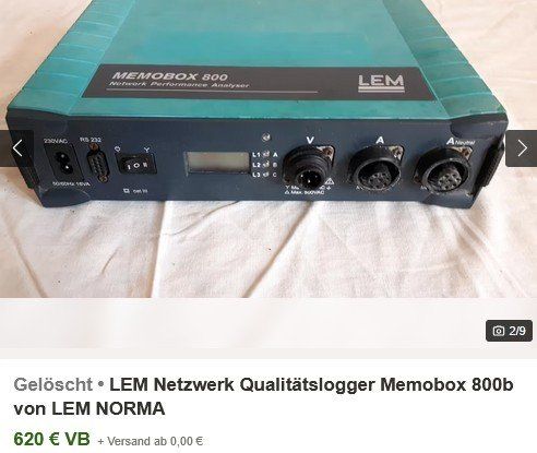 Messen: Lem Norma VDE-Prüfgerät Saturn 700XE + Memobox 800 – Defekt aus Collonges von arashee 7