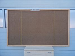 Kork Pinnwand 207 X 124 cm mit starkem Holzrahmen ALLbords
