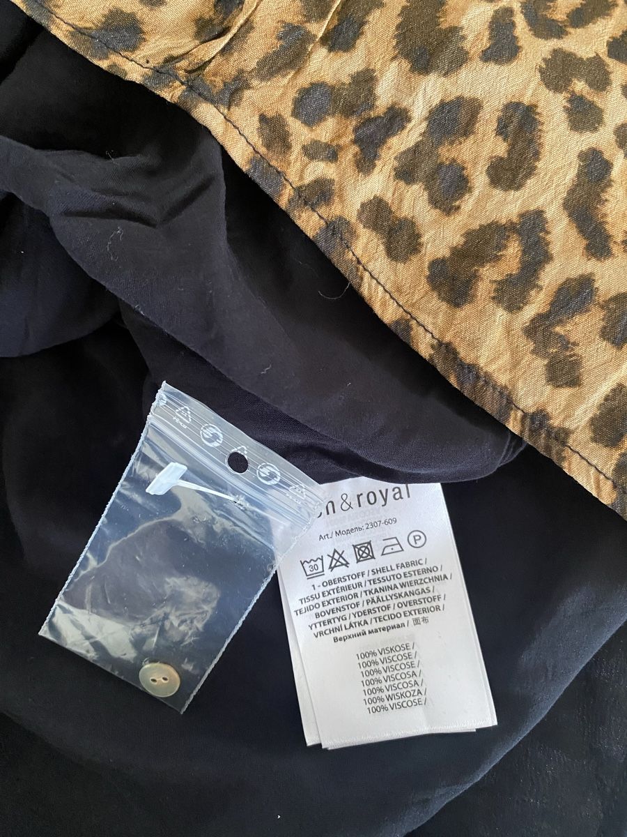 Rich & Royal Kleider: RICH & ROYAL Kleid Gr. 40 mit Leopardenmuster – Gebraucht aus Jona von Flamingoo 6