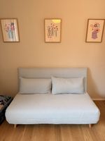 Schlafsofa „NIO“ von Maisons du Monde in Hellblau