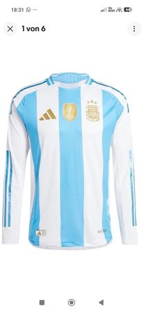 Argentinien Langarm authentic Trikot XL 160€ (wie neu)
