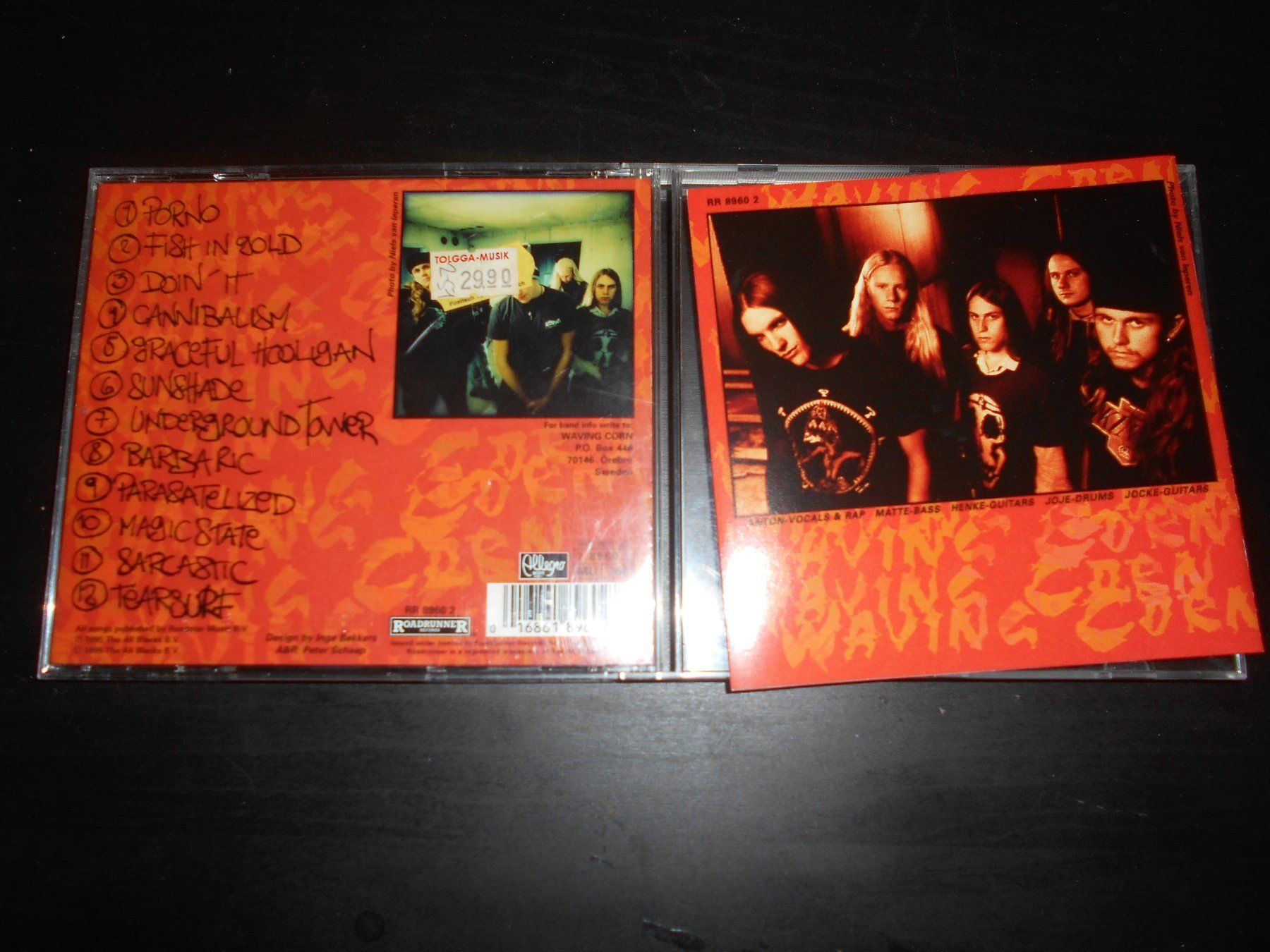 CD: Waving Corn – Tearsurf / 1995 – Usato da Aarberg venduto da witchhunter01 1