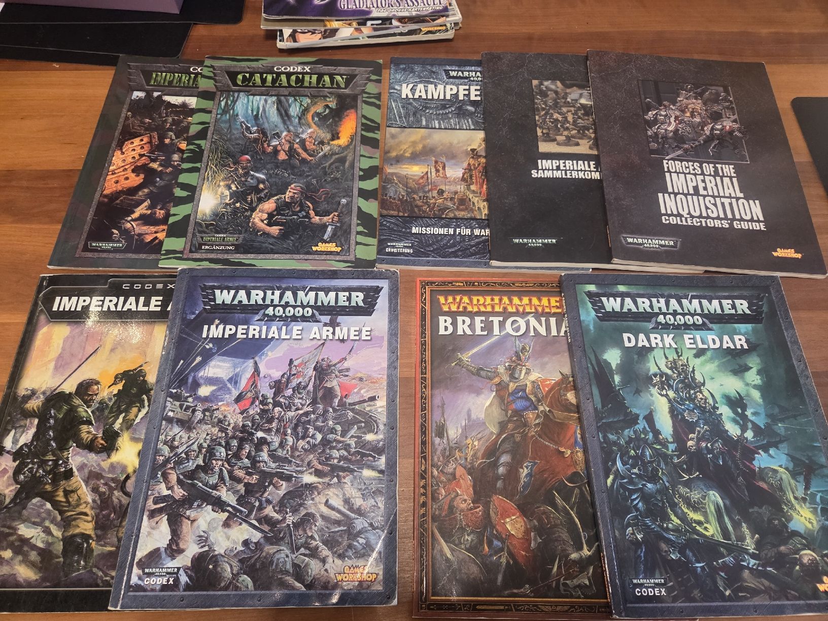Jeux: Games Workshop Warhammer /40K diverse ältere Anleitungen – D'occasion à Mellingen par superwinter