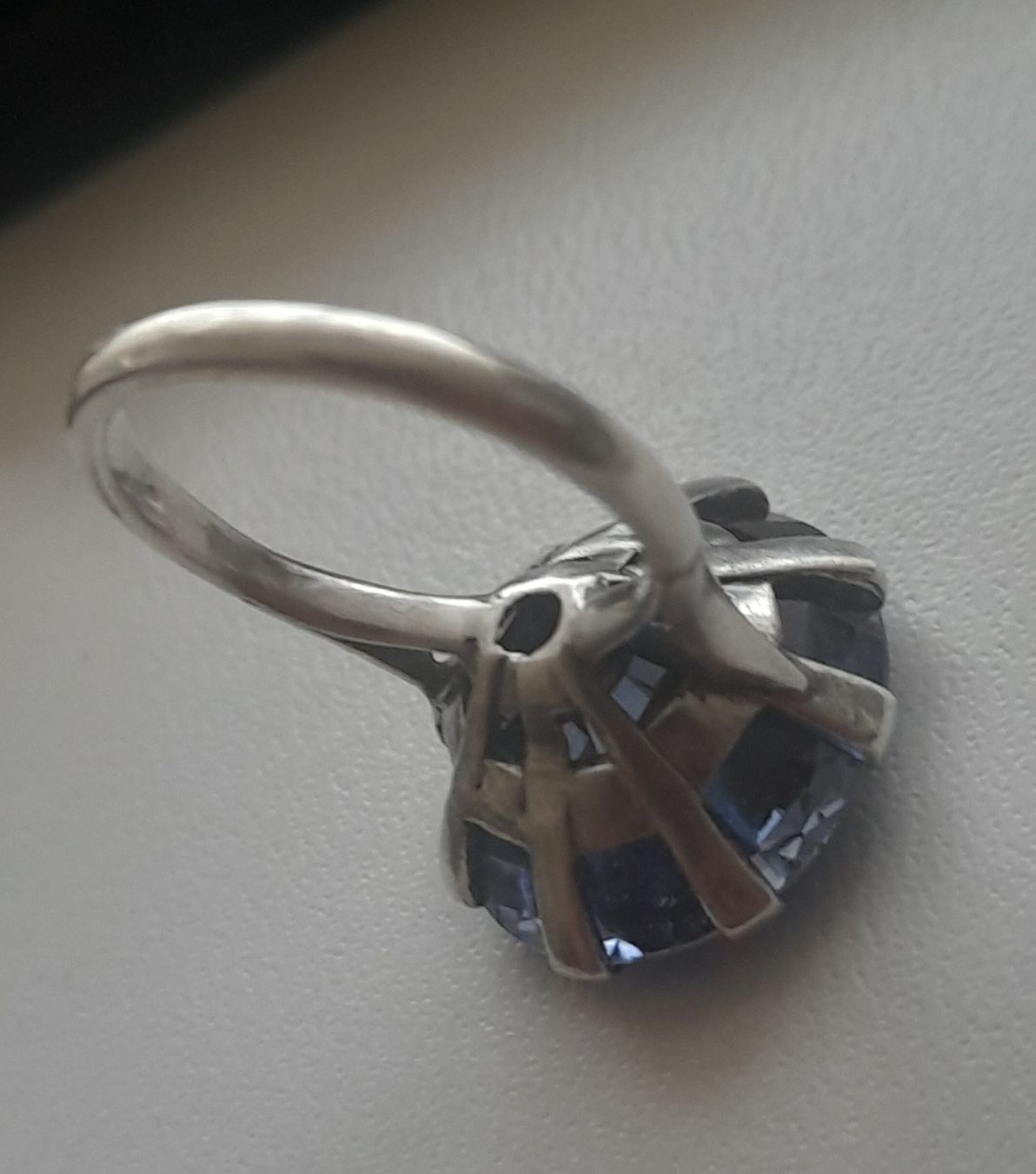 Ringe: Bague en argent 800,et Saphir véritable.  – Gebraucht aus Lausanne von Glam-Luxe 5